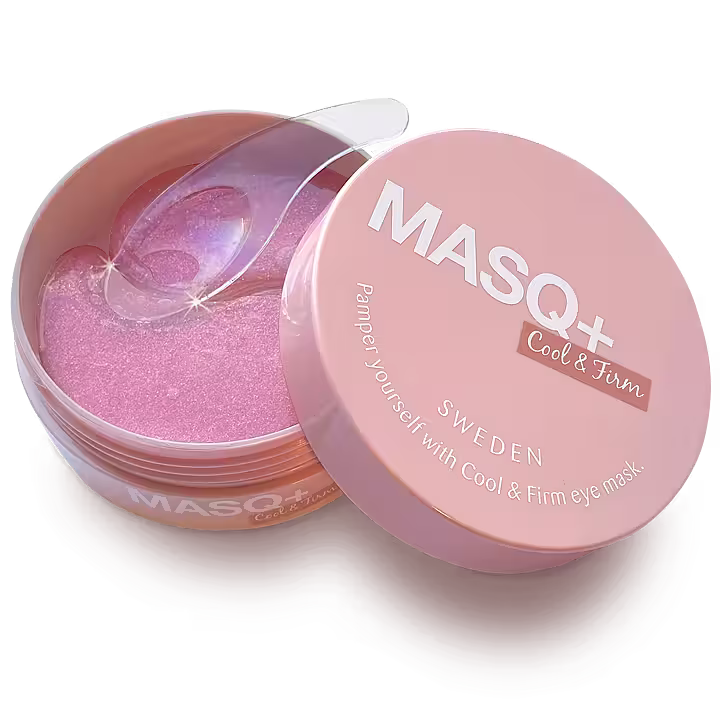 MASQ+ Cool & Firm eye mask, gel patches, burk med 15 par